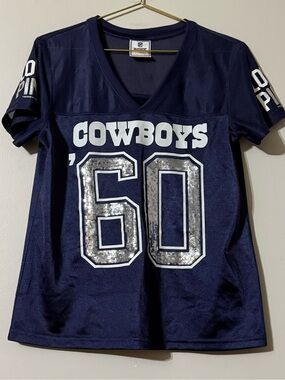 VS Pink Dallas Cowboys Football jersey top Sz M